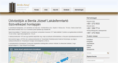 Desktop Screenshot of berdalakszov.hu