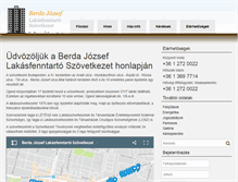 Tablet Screenshot of berdalakszov.hu